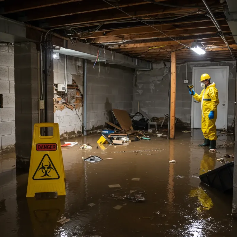 Flooded Basement Electrical Hazard in East Glenville, NY Property